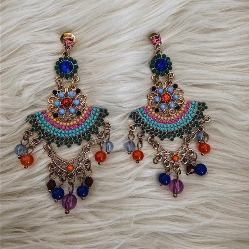 Long Statement Earrings